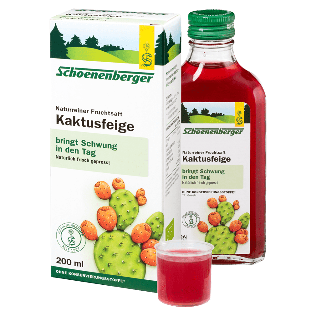 Bio Kaktusfeige Saft von Schoenenberger