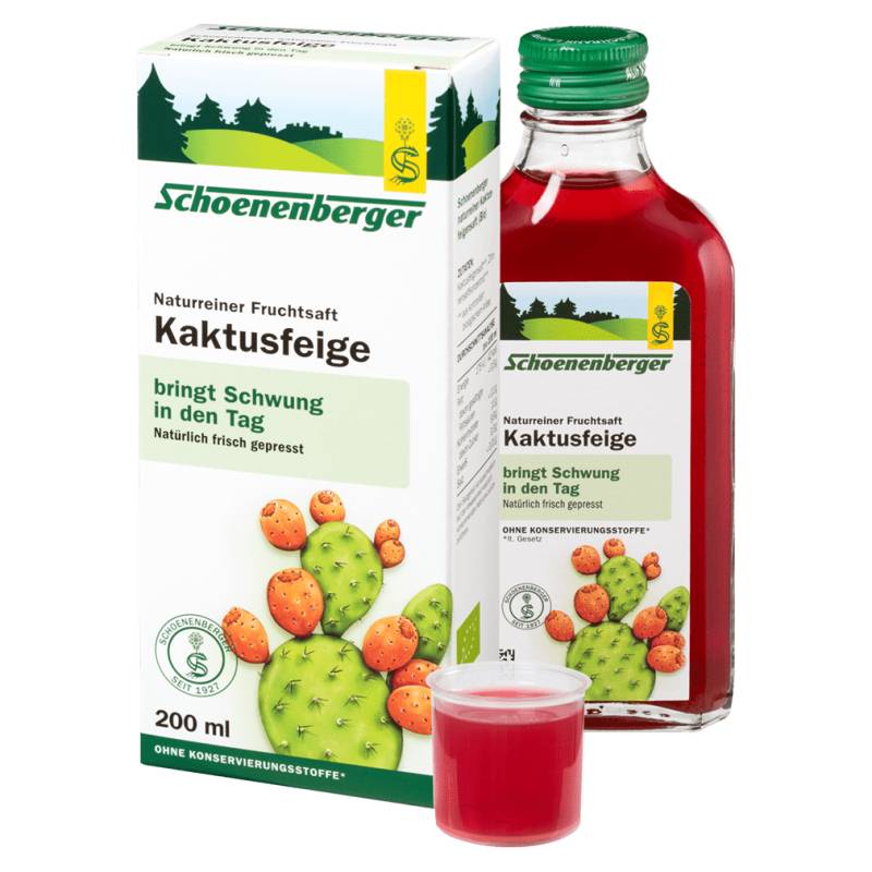 Bio Kaktusfeige Saft von Schoenenberger