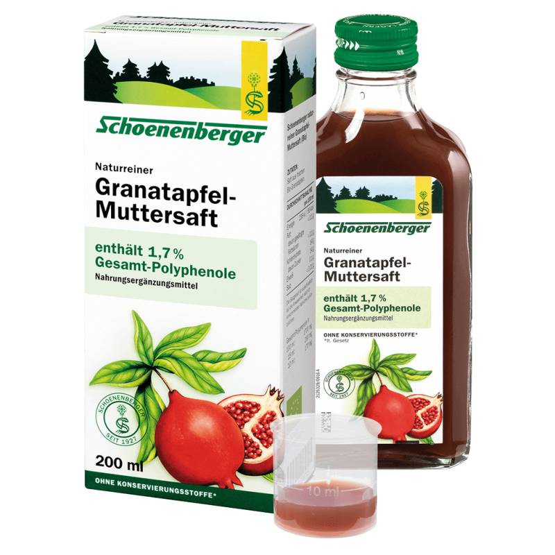 Bio Naturreiner Granatapfel-Muttersaft 200 ml von Schoenenberger