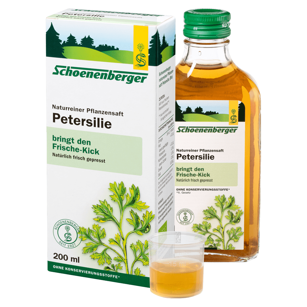 Bio Petersilie Pflanzensaft von Schoenenberger