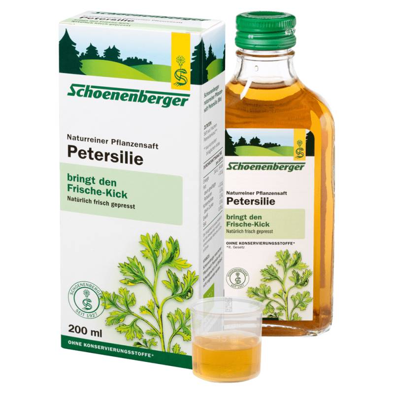 Bio Petersilie Pflanzensaft von Schoenenberger