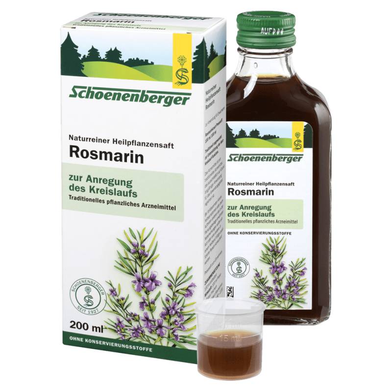Bio Rosmarin Heilpflanzensaft von Schoenenberger