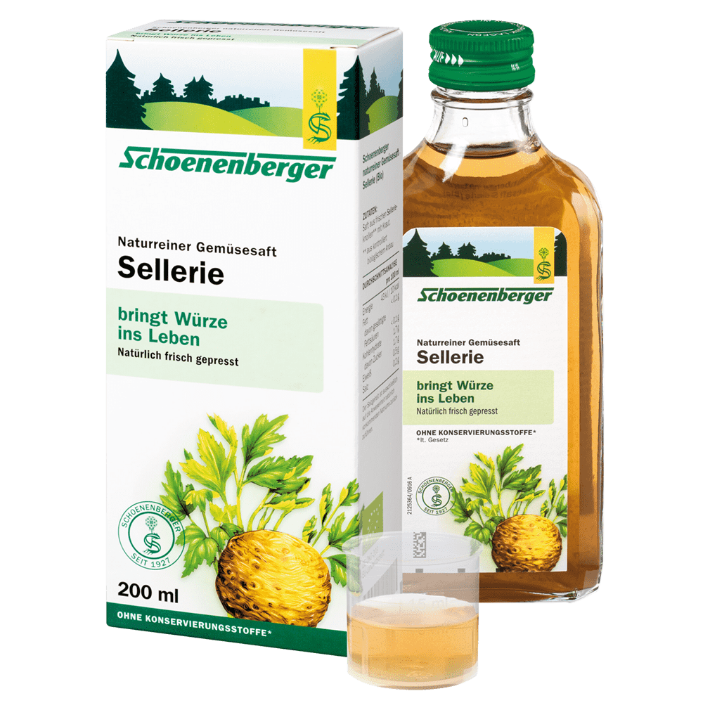 Bio Sellerie Saft von Schoenenberger