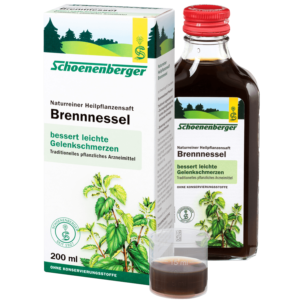 Brennnessel-Heilpflanzensaft von Schoenenberger