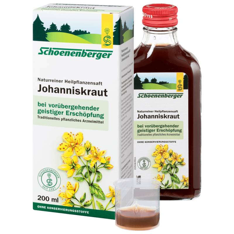 Johanniskraut, naturreiner Heilpflanzensaft von Schoenenberger
