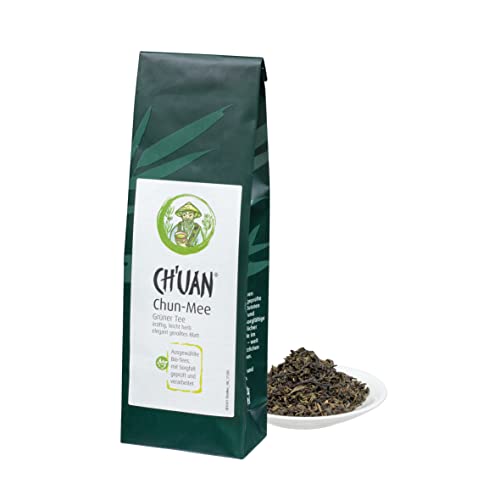 Schoenenberger CH UAN - Grüner Tee Chun-Mee - 1x 100 g Beutel - lose - kräftiger, leicht herber Geschmack - elegant gerolltes Blatt - ausgewählter Bio-Tee Schoenenberger CH UAN - Grüner Tee Chun-Mee - 1x 100 g Beutel - lose - kräftiger, leicht herber Geschmack - elegant gerolltes Blatt - ausgewählter Bio-Tee von Schoenenberger