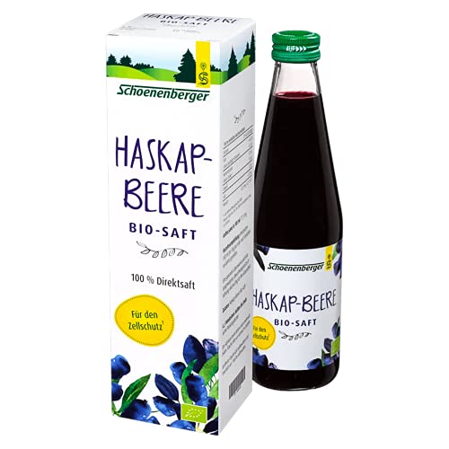 Schoenenberger Haskap-Beere Bio-Saft 330 ml Maibeere, Sibirische Blaubeere, Honigbeere von Schoenenberger