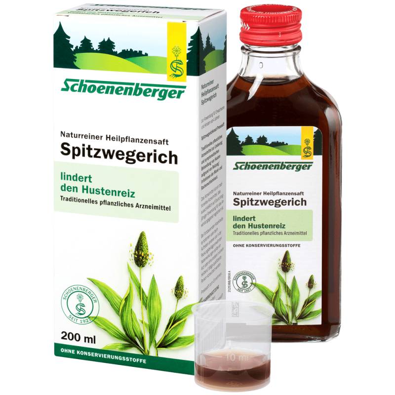 Spitzwegerich Heilpflanzensaft von Schoenenberger