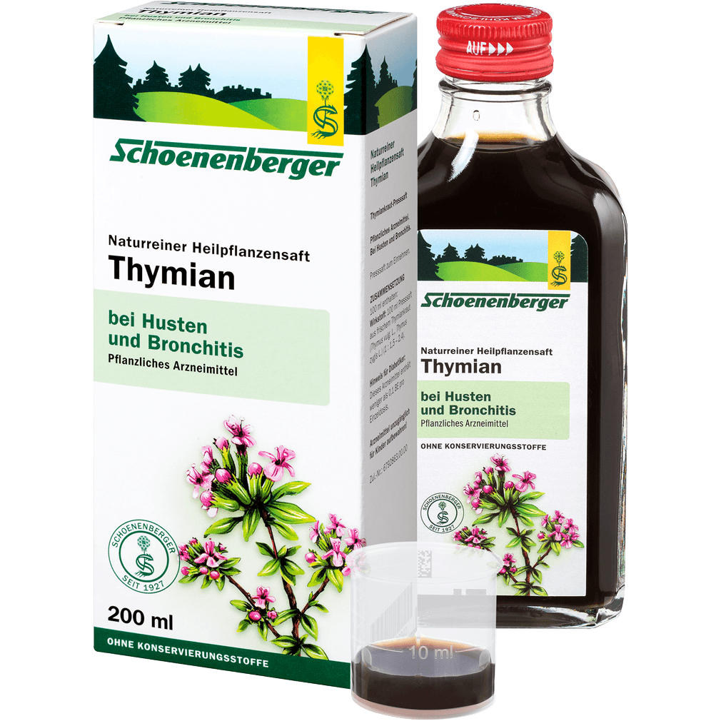 Thymian Heilpflanzensaft von Schoenenberger