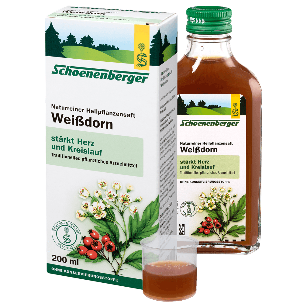 Weißdorn-Heilpflanzensaft von Schoenenberger