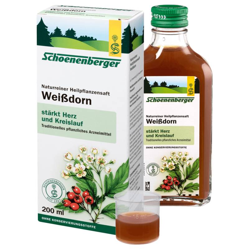 Weißdorn-Heilpflanzensaft von Schoenenberger