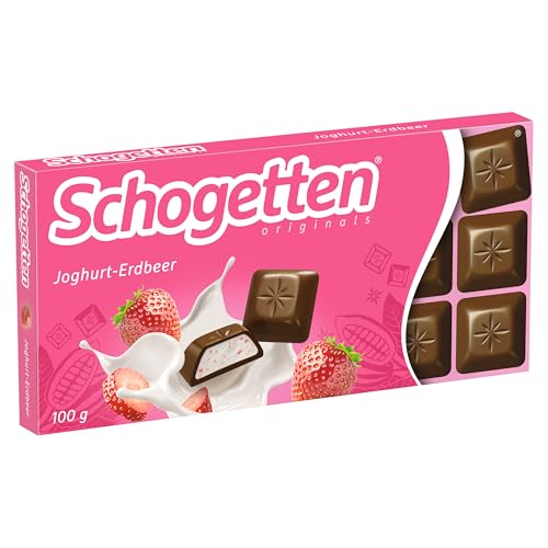 Schogetten Joghurt-Erdbeer 100g Schokoladentafel, praktisch einzeln portioniert. Ein Genuss. Stück für Stück Schogetten Joghurt-Erdbeer 100g Schokoladentafel, praktisch einzeln portioniert. Ein Genuss. Stück für Stück von Schogetten