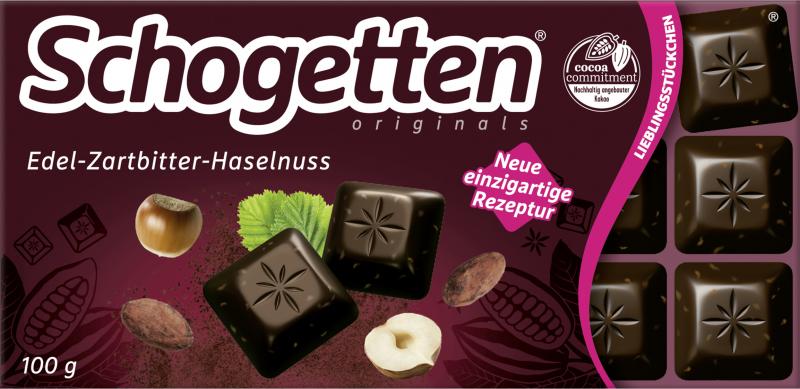 Schogetten Edel-Zartbitter-Haselnuss Schogetten Edel-Zartbitter-Haselnuss von Schogetten