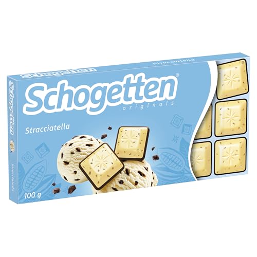 Schogetten Stracciatella 100g Schokoladentafel, praktisch einzeln portioniert. Ein Genuss. Stück für Stück. Schogetten Stracciatella 100g Schokoladentafel, praktisch einzeln portioniert. Ein Genuss. Stück für Stück. von Schogetten