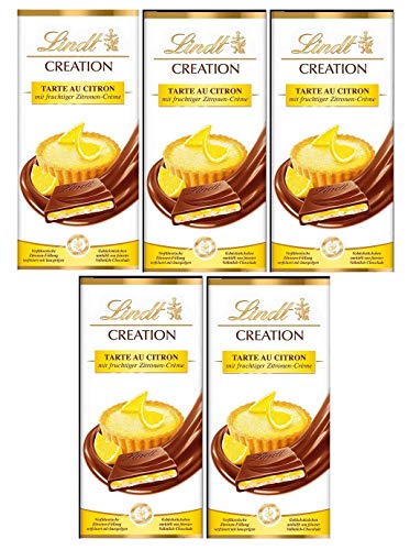 Lindt Creation Tarte au Citron Vollmilch Schokolade 5 x 150 gr. von Schokolade