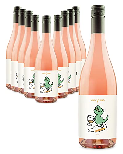 SCHORLEFRANZ Vinodino Pink | Vegan, Trocken & Frisch | Deutscher Wein | Cuvée 2020 | Perfektes Wein Geschenk (11,5% Vol.) (12 x 0,75l) von Schorlefranzi - Roseschorle