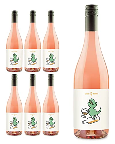 SCHORLEFRANZ Vinodino Pink | Vegan, Trocken & Frisch | Deutscher Wein | Cuvée 2020 | Perfektes Wein Geschenk (11,5% Vol.) (6 x 0,75l) von Schorlefranzi - Roseschorle