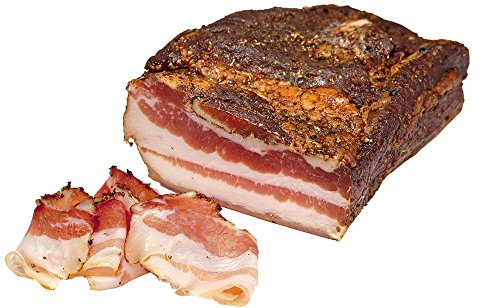 Andechser Klosterspeck - Geräucherter Bauchspeck im Stück (320g) von Schrader