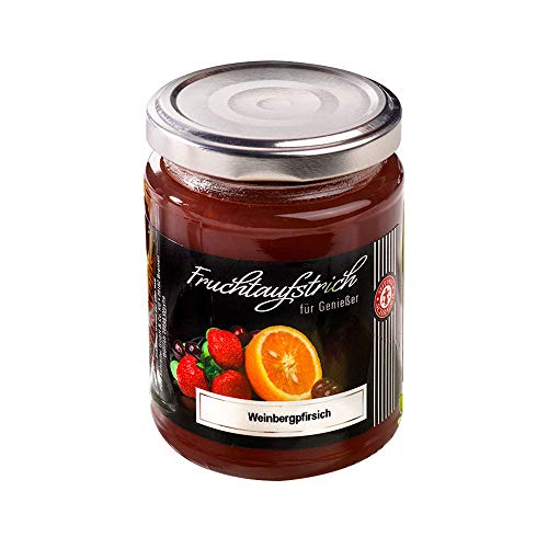 Schrader | Fruchtaufstrich Weinbergpfirsich | ohne Fruchtstücke | aus aromatischen Pfirsichen | 250g Schrader | Fruchtaufstrich Weinbergpfirsich | ohne Fruchtstücke | aus aromatischen Pfirsichen | 250g von Schrader