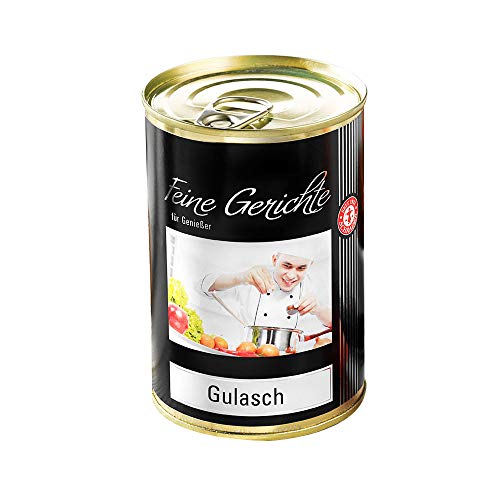 Schrader | Gulasch vom Angus-Rind | in dunklem Fond | Tafelfertig | 400g in Dose von Schrader