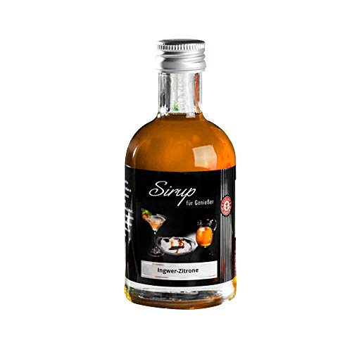 Schrader | Ingwer-Zitronen-Sirup | als Topping für Getränke & Desserts | 200 ml von Schrader