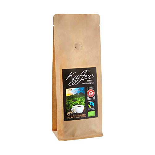 Kaffee Nuevo El Quiché Bio Fairtrade, ganze Bohnen (1 x 250g) 250g (Ganze Bohne) von Schrader