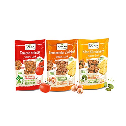 Knabber-Trio, Käse-Snacks, Salzgebäck in 3 Geschmackssorten (3 x 110g) von Schrader