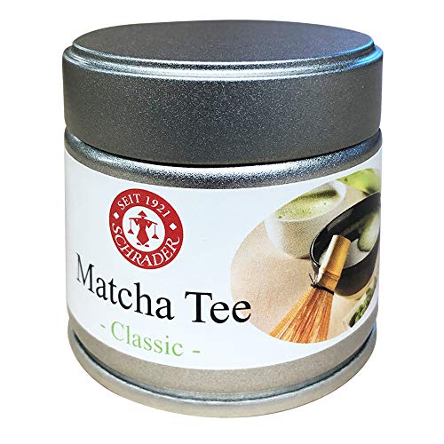 Matcha Tee Pulver Bio Japan | 100% Matcha ohne Zusatz | Qualität zum fairen Preis (30g) von "Schrader"