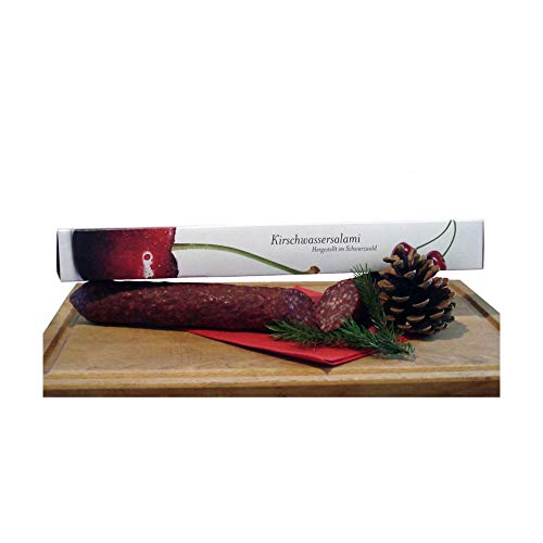 Salami Kirschwasser, im Stück (380g) Salami Kirschwasser, im Stück (380g) von Obere Metzgerei Franz Winterhalter