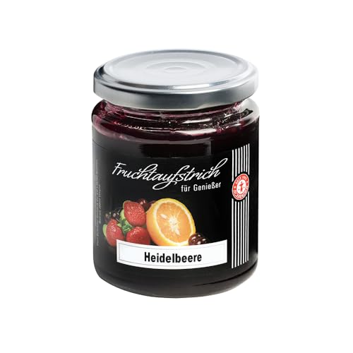 Schrader | Fruchtaufstrich Heidelbeere | schonend hergestellt | intensiv-fruchtiger Geschmack | 250g Glas Schrader | Fruchtaufstrich Heidelbeere | schonend hergestellt | intensiv-fruchtiger Geschmack | 250g Glas von Schrader