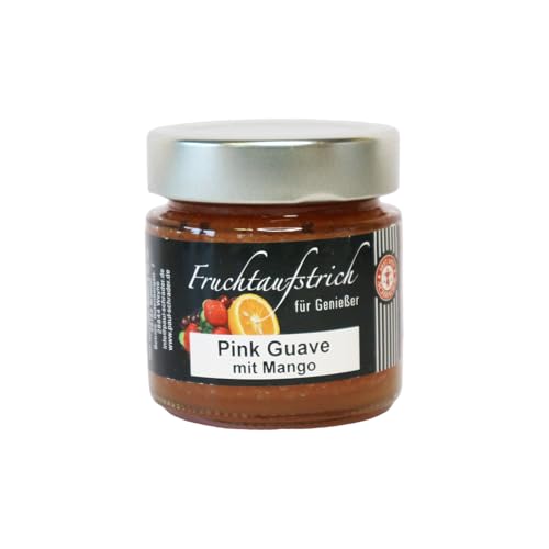Schrader | Fruchtaufstrich Pink Guave mit Mango | 250g | tropisch-exotisch, samtige Textur, handverlesene Früchte, fruchtig-süß, Premium-Konfitüre | 140 g Glas Schrader | Fruchtaufstrich Pink Guave mit Mango | 250g | tropisch-exotisch, samtige Textur, handverlesene Früchte, fruchtig-süß, Premium-Konfitüre | 140 g Glas von Schrader