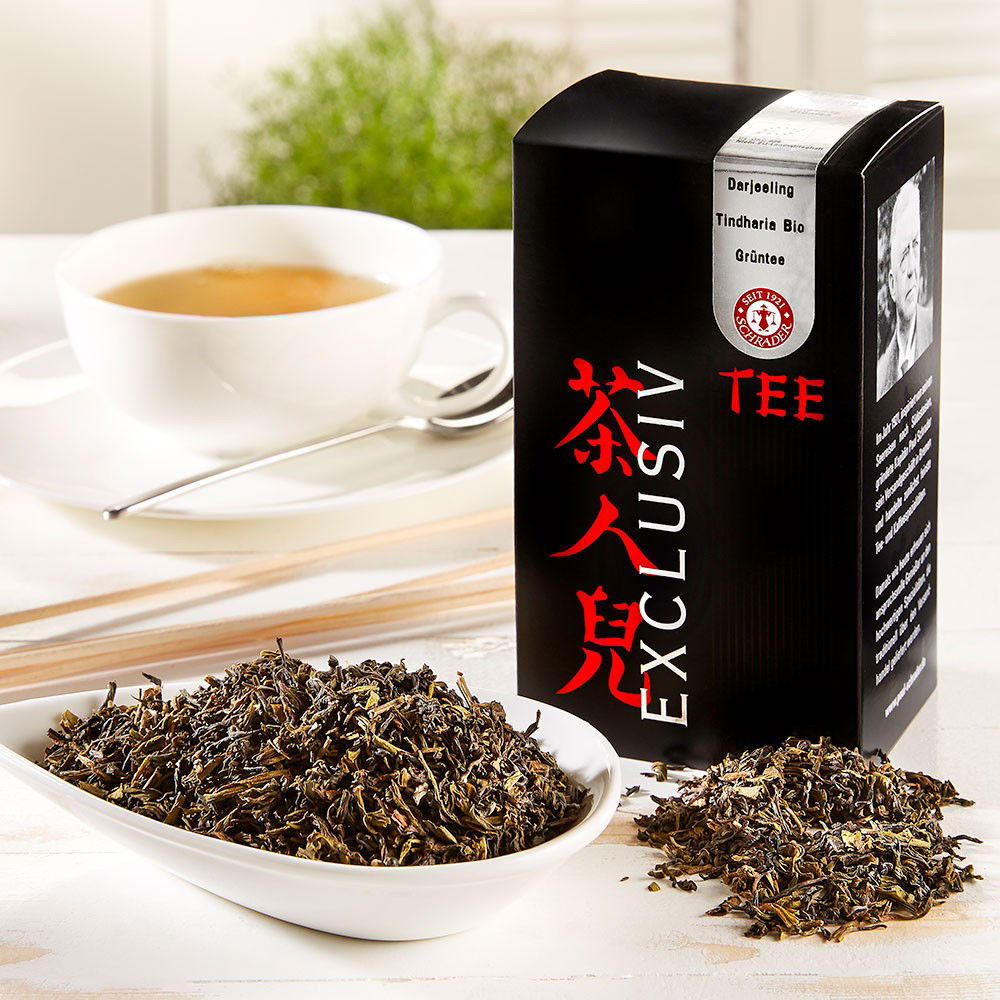 Schrader Grüner Tee Darjeeling Tindharia GFTGFOP1 Schrader Grüner Tee Darjeeling Tindharia GFTGFOP1 von Schrader