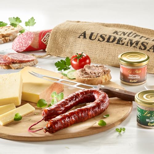 Schrader | Probierset Wurst & Käse | Salami, Patés und Käse Spezialitäten | Feinkost zum Vorteilspreis von Schrader