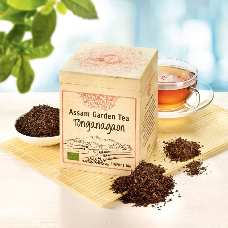Schrader Schwarzer Tee Assam Tonganagaon Bio von Schrader
