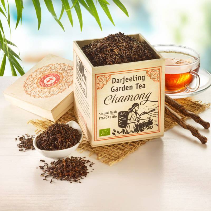 Schrader Schwarzer Tee Darjeeling Second Flush Chamong Bio von Schrader