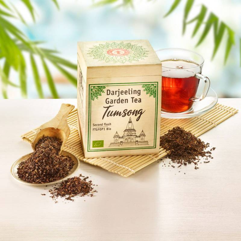 Schrader Schwarzer Tee Darjeeling Second Flush Tumsong Bio von Schrader