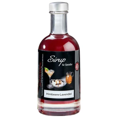 Schrader | Sirup Himbeere-Lavendel | fruchtig-blumiger Sirup mit feiner Lavendel-Note | 0,2 Liter Flasche Schrader | Sirup Himbeere-Lavendel | fruchtig-blumiger Sirup mit feiner Lavendel-Note | 0,2 Liter Flasche von Schrader