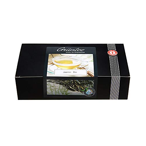 Schrader | Teebeutel | Grüner Tee | China Jasmin Tee | Bio-Qualität | 25 Pyramiden-Teeaufgussbeutel | 37,5g Schrader | Teebeutel | Grüner Tee | China Jasmin Tee | Bio-Qualität | 25 Pyramiden-Teeaufgussbeutel | 37,5g von Schrader