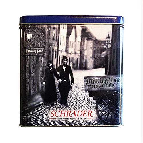 Schrader | Schwarzer Tee | Mincing Lane-Sortiment | 4 verschiedene Schwarztees | 4 x 125g in Dose von Schrader