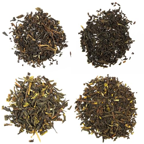 Schrader | Schwarztee Sortiment | 4 Tee-Klassiker | Ceylon & Darjeeling | 4 x 125g in exklusiver Dose von Schrader