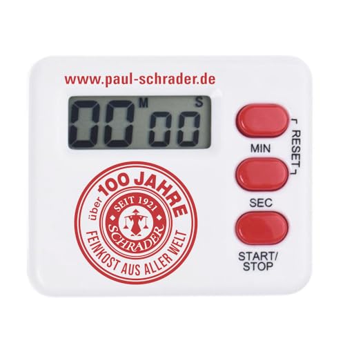 Tea Timer 100 Jahre Schrader, inkl. Batterie (H 5 cm x B 6 cm) Tea Timer 100 Jahre Schrader, inkl. Batterie (H 5 cm x B 6 cm) von Schrader
