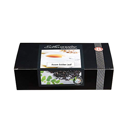 Schrader | Teebeutel Schwarzer Tee | Assam | Golden Leaf | 25 Pyramidenbeutel | 37,5g von Schrader