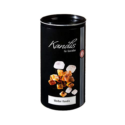 Weißer Kandis - Kandiszucker zum Süßen von Tee (1.000g) von Schrader