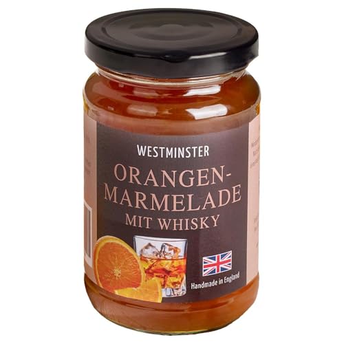Westminster | Orangen-Marmelade mit Whisky | Traditionell englisches Rezept | Sevilla Orangen und Whisky | 340 g Glas Westminster | Orangen-Marmelade mit Whisky | Traditionell englisches Rezept | Sevilla Orangen und Whisky | 340 g Glas von Schrader