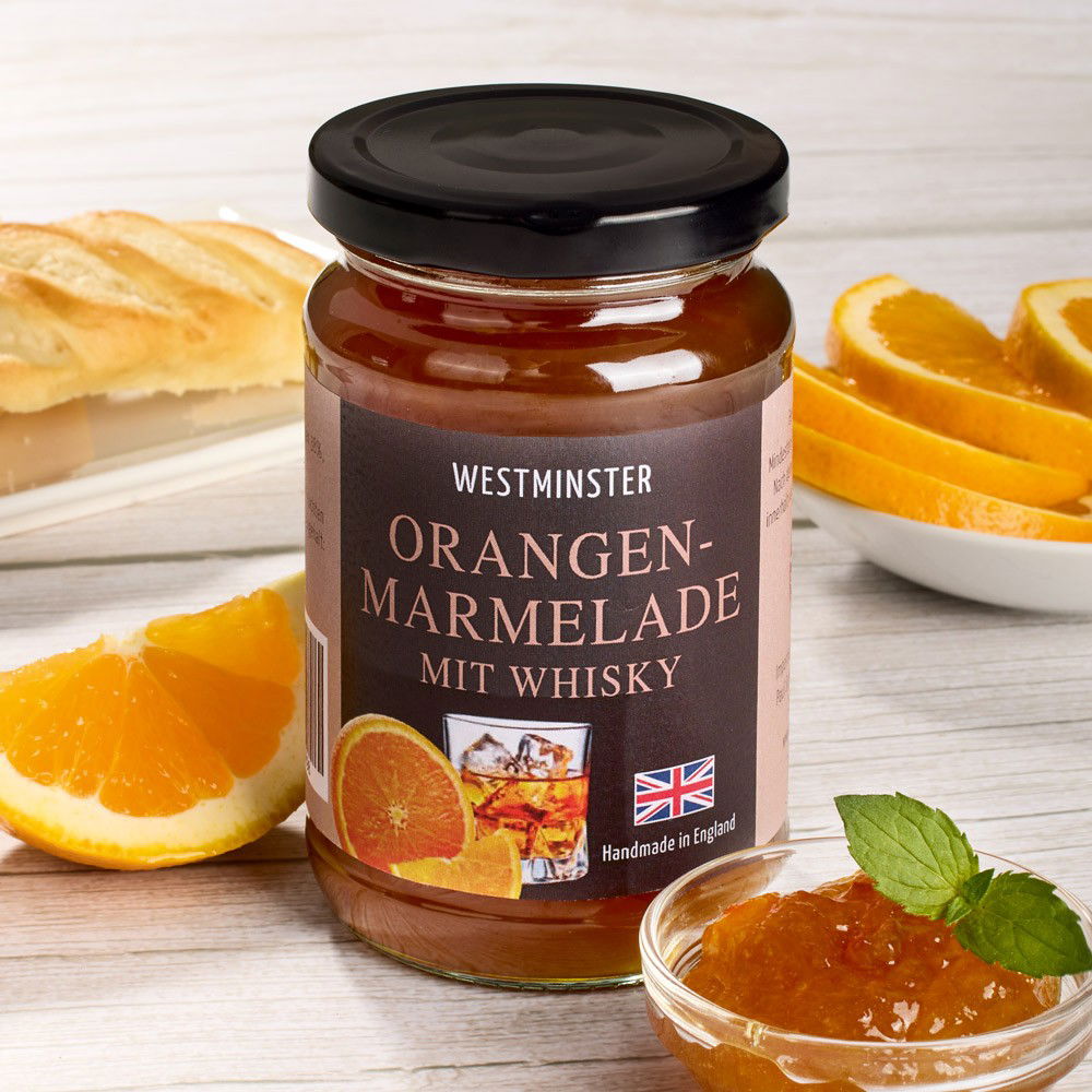 Westminster Orangen-Marmelade mit Whisky Westminster Orangen-Marmelade mit Whisky von Schrader