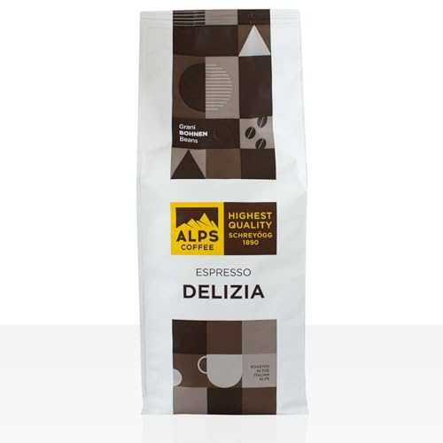 Schreyögg Alps Coffee Caffe Espresso Delizia 10 x 1kg Kaffee ganze Bohne von Schreyögg