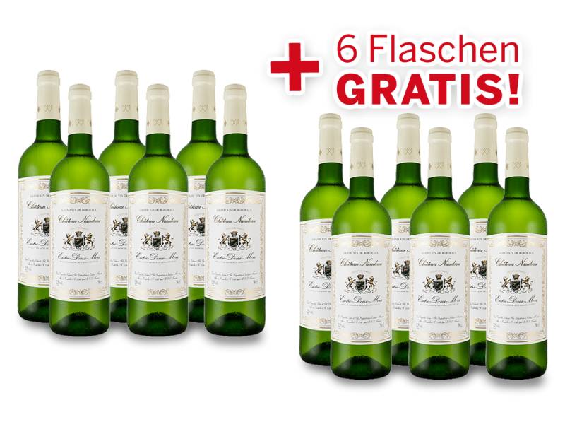 Vorteilspaket 12 für 6 Schröder & Schÿler Château Naudeau Blanc von Schröder & Schÿler