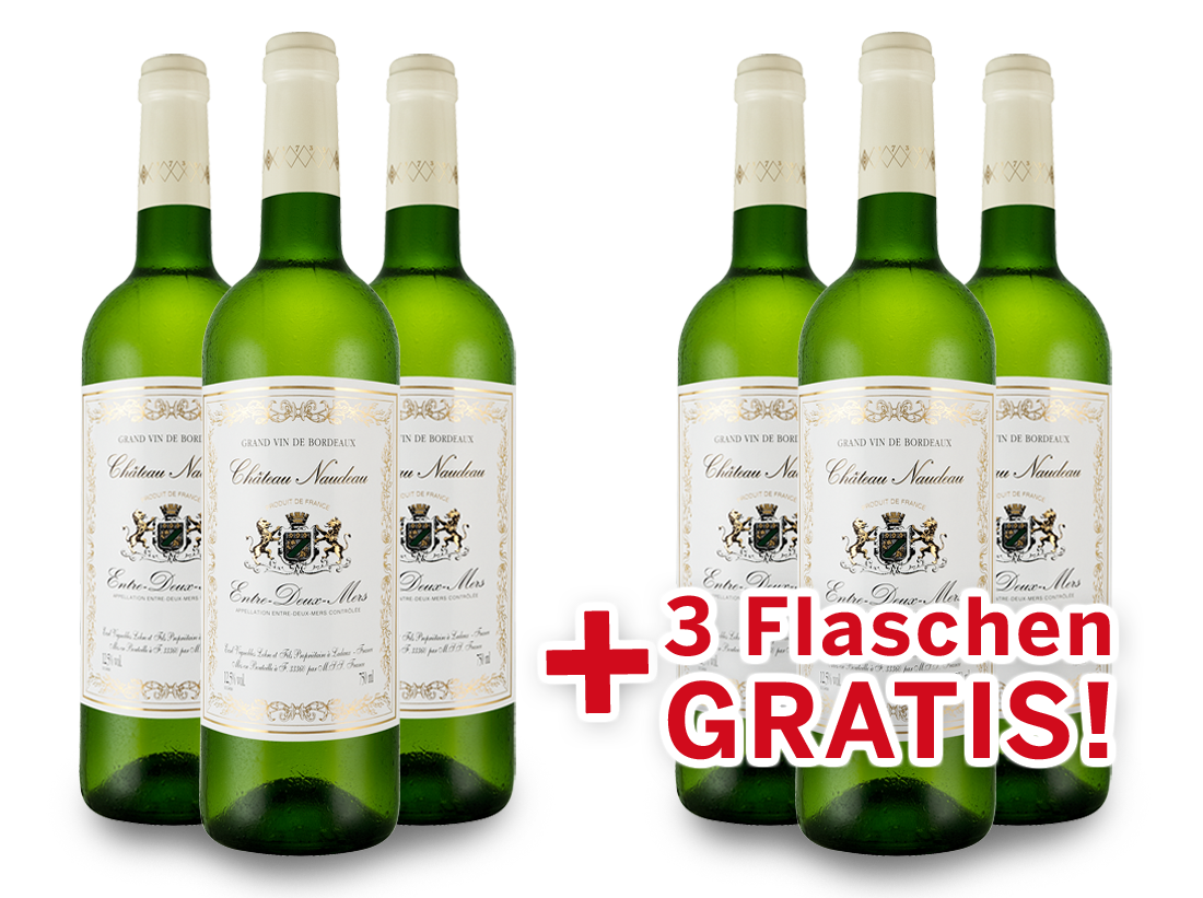 Vorteilspaket 6 für 3 Schröder & Schÿler Château Naudeau Blanc von Schröder & Schÿler