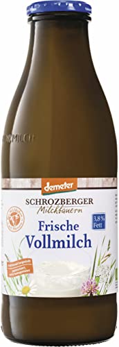 Schrozberger Milchbauern Bio Dem. Frische Vollmilch 1l (6 x 1 l) von Schrozberg