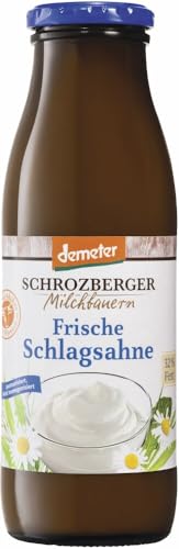 Schrozberger Milchbauern Bio Schlagsahne (6 x 0,50 l) von Schrozberg